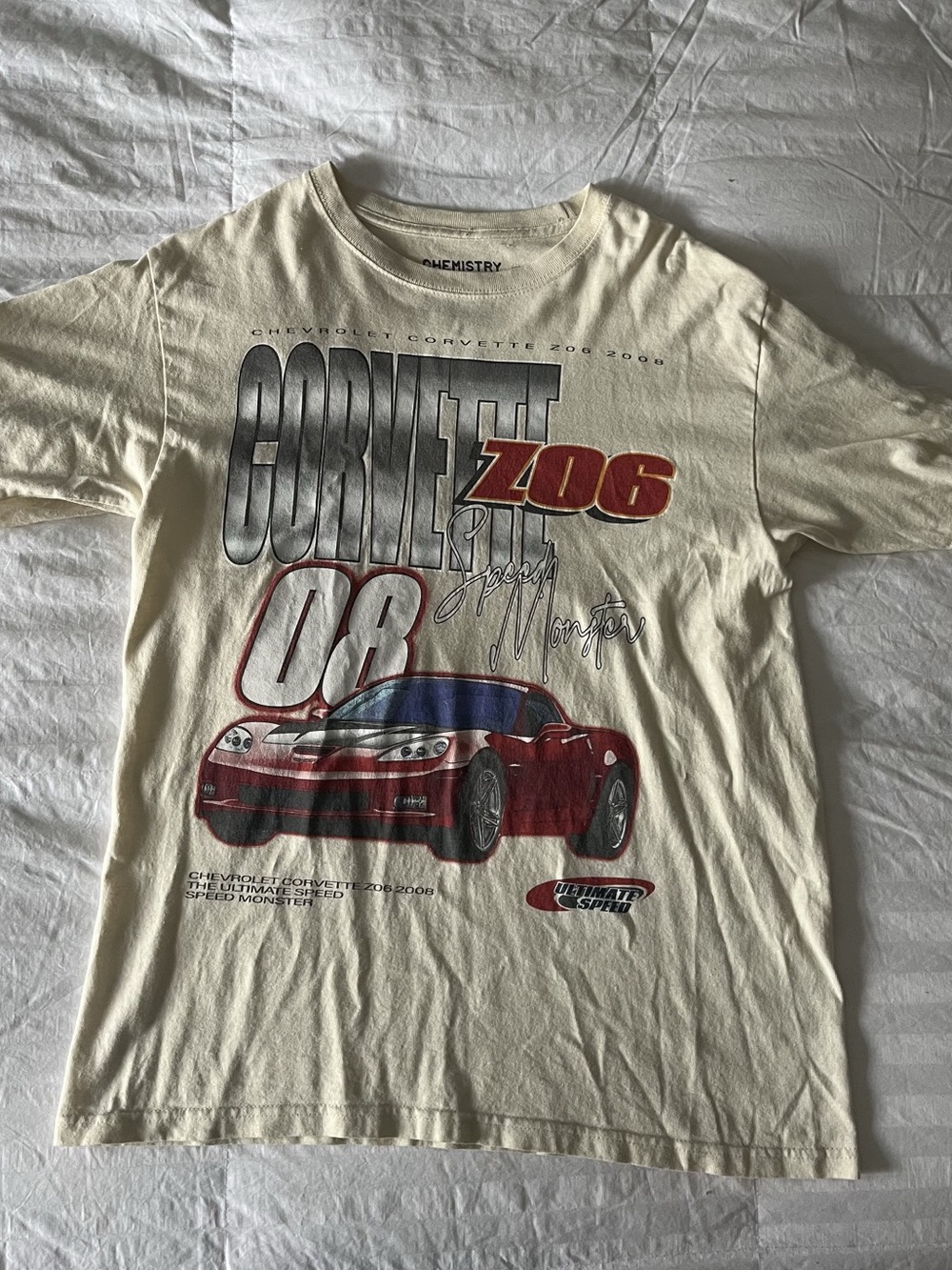 Vintage Chevrolet Corvette Graphic T-Shirt Graphic Short Sleeve Tee